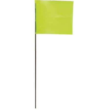 Blackburn Flag Marking Flag, Vinyl, 15 in L., 100 PK 235WF FLO ORG